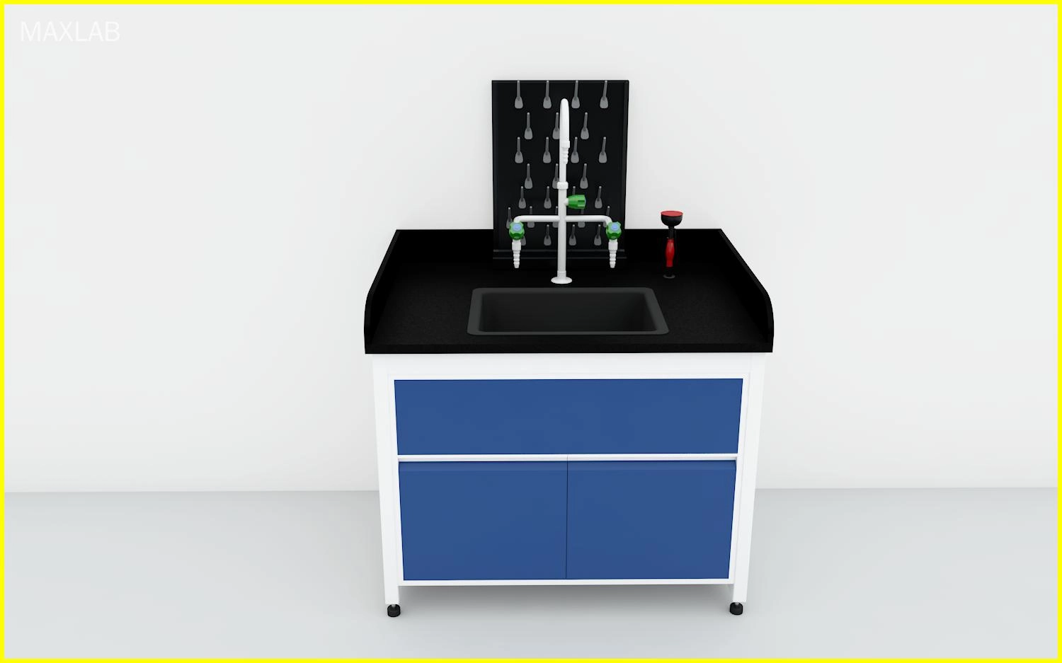 H-Frame Lab Sink Cabinet