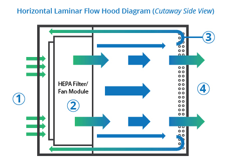 Horizontal Laminar Flow Hood working principle Horizontal Laminar Flow Hood working principle