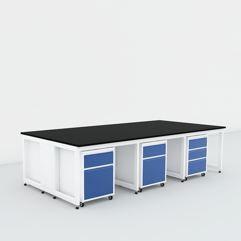 lab bench H-frame seismic-rated lab bench