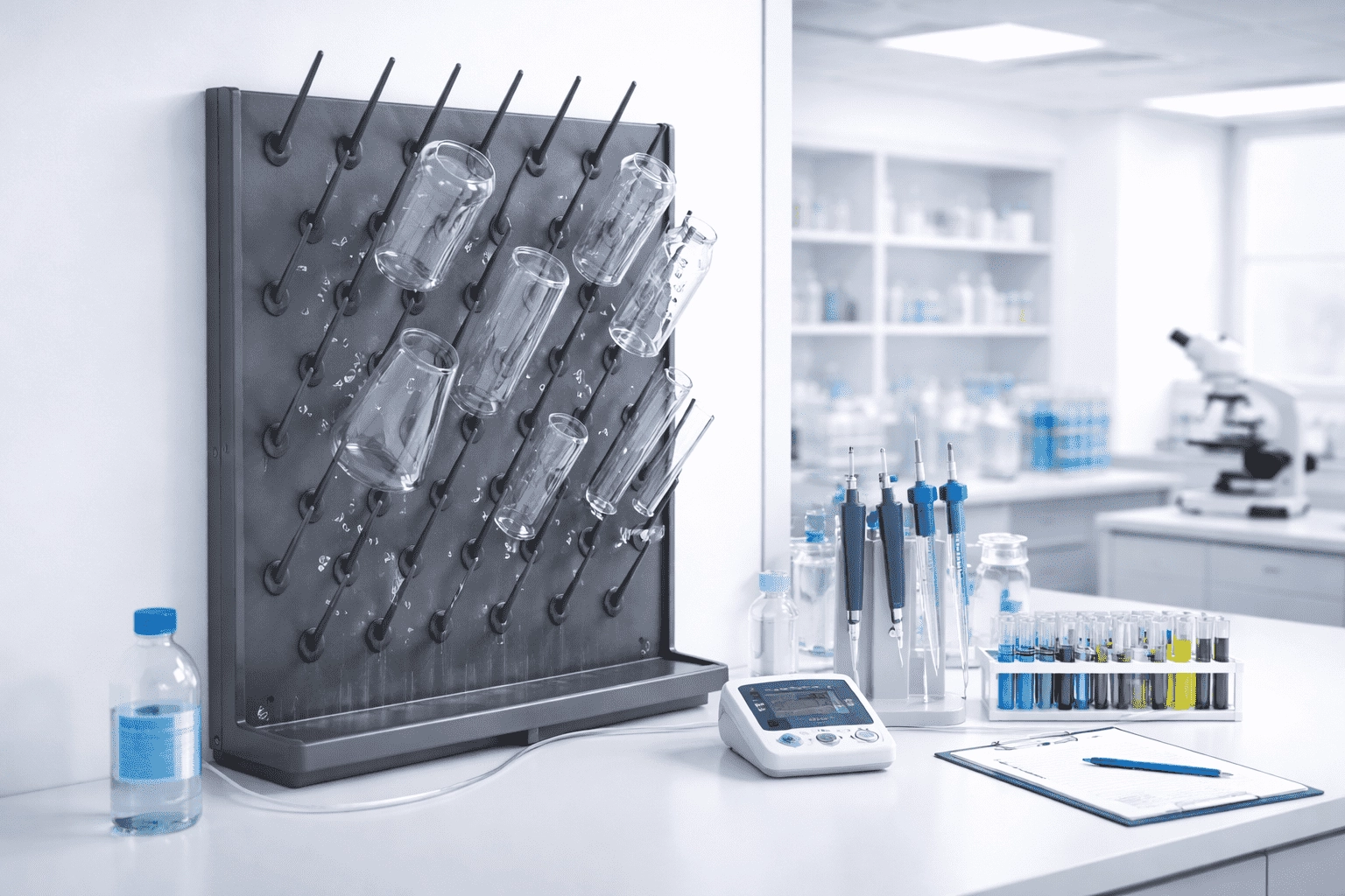 Lab Drip Rack & Pegboard Selection Best Materials for Wet Labs and Heavy Tools