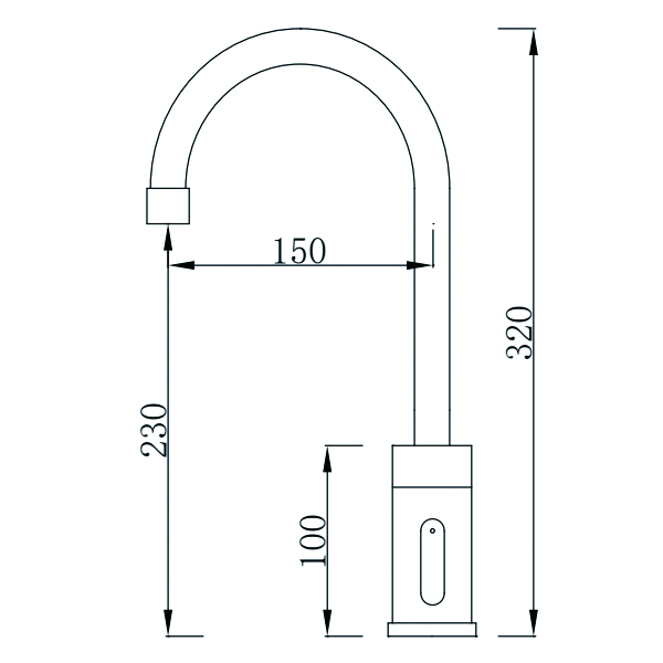lab water tap with flexible hose