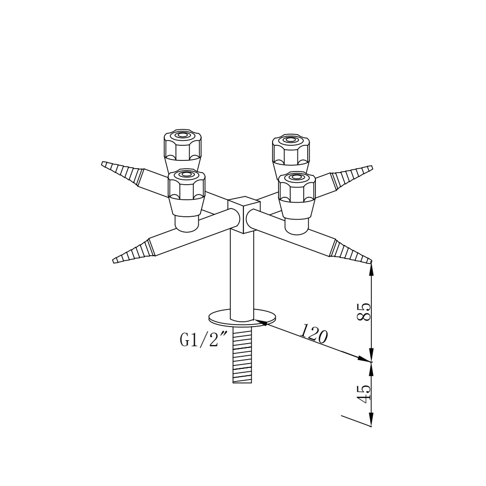 laboratory gas valve laboratory gas valve