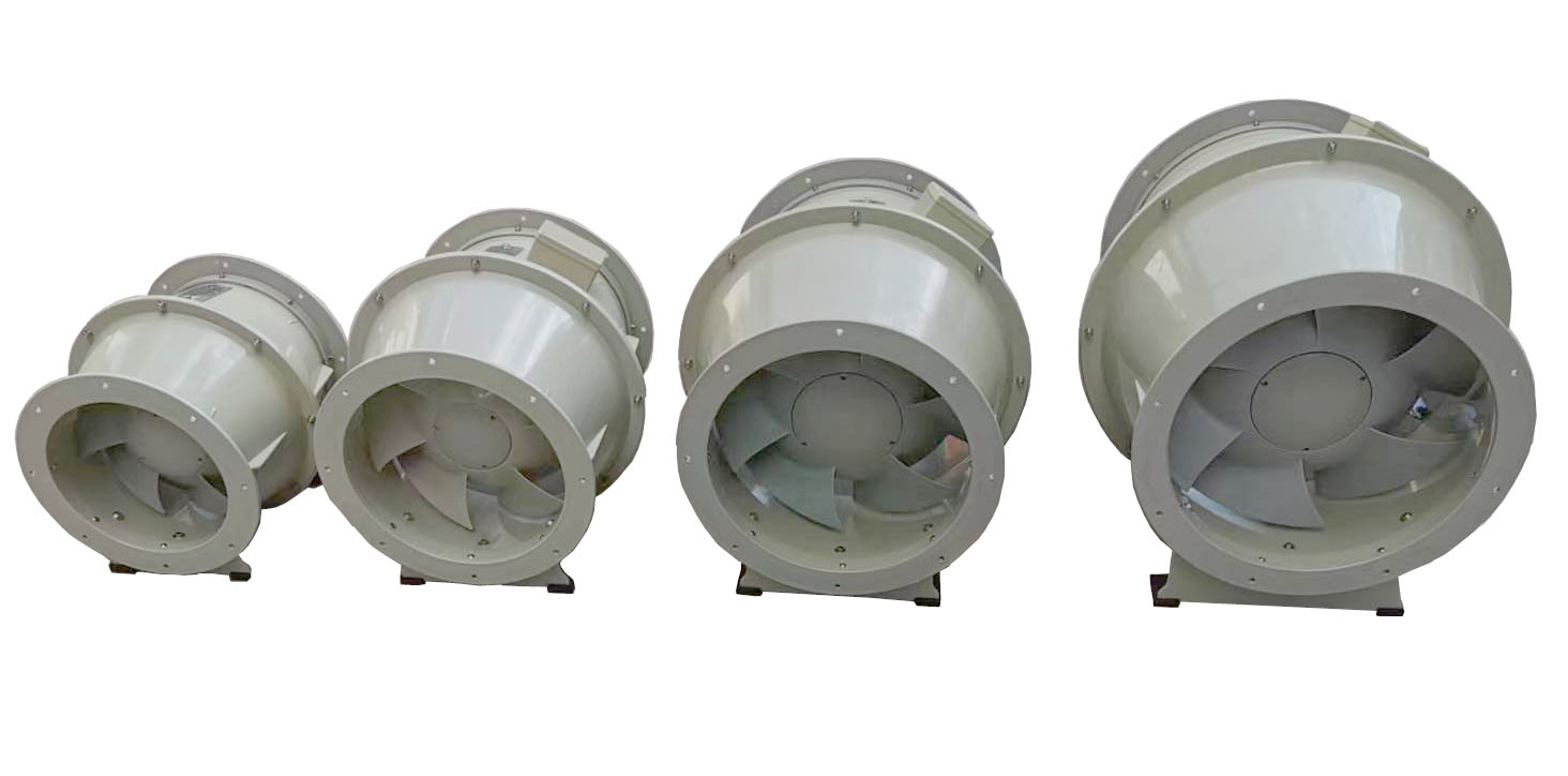 Laboratory PP diagonal flow fan