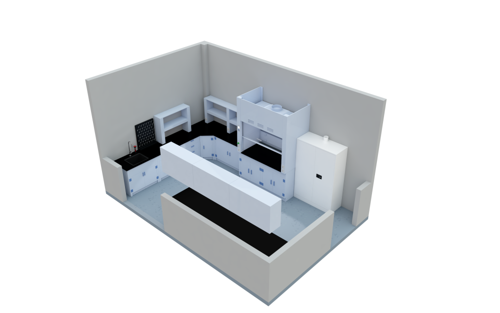 Ws36a Lab PP Laboratory Furniture Project Case in Lithuania | Laboratory Cases ...