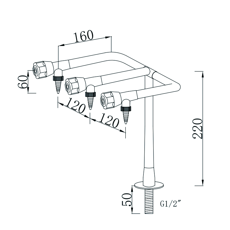 laboratory water tap for sink