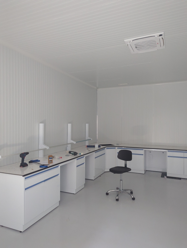 Biochemical Laboratory Furniture Project in Spain | Laboratory Cases ...