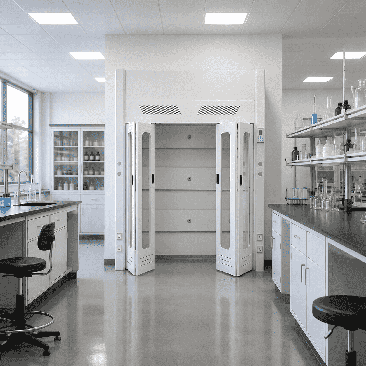 Campana walk-in de gran tamaño