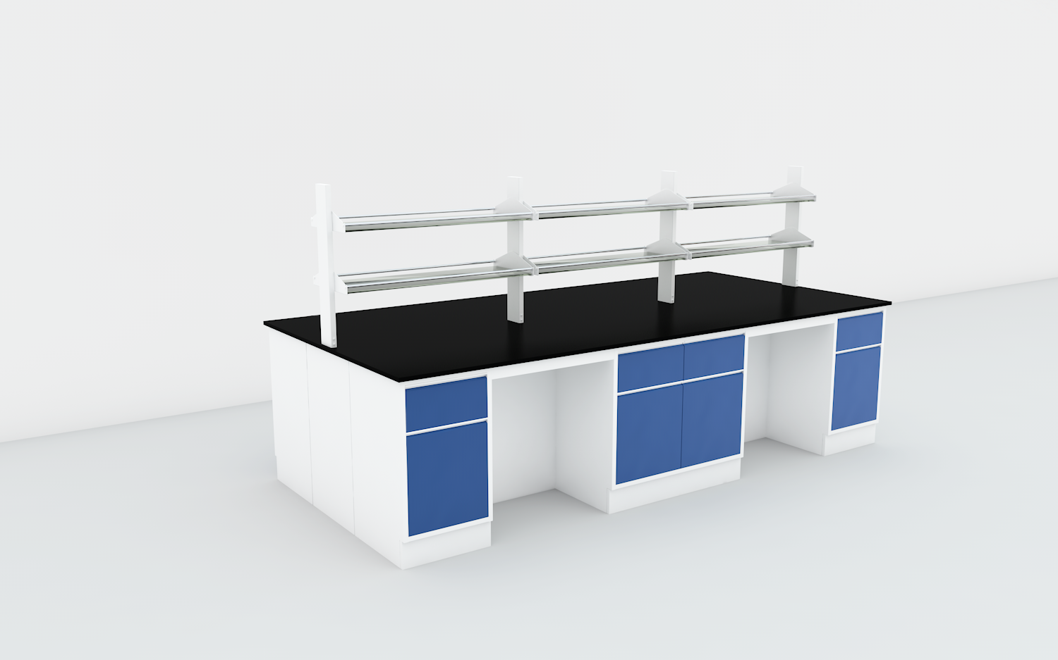 LB-FM-03 Lab Bench with Reagent Shelves LB-FM-03 Lab Bench with Reagent Shelves