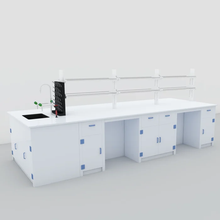 Banco de laboratorio PP central modelo LB-PP-04