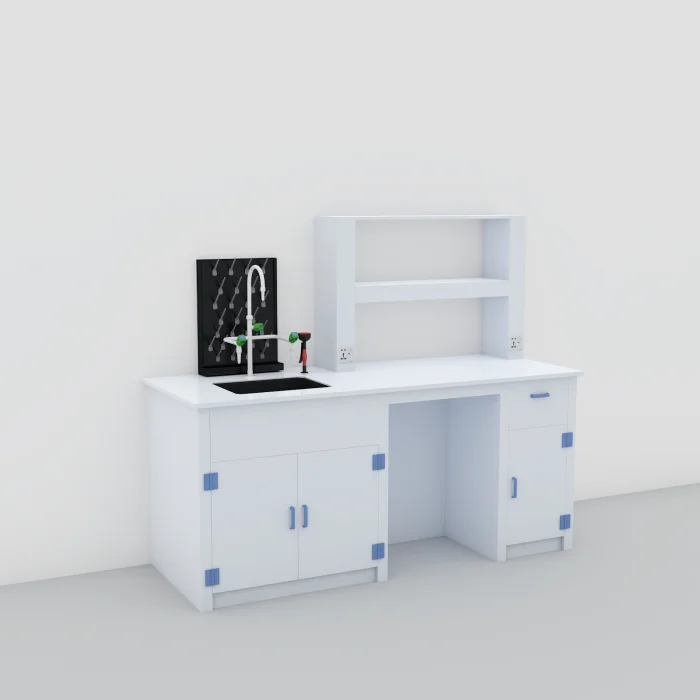 Banco de laboratorio PP mural modelo LB-PP-10