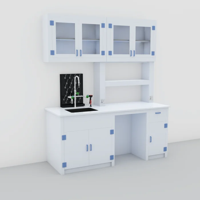 Banco de laboratorio PP mural modelo LB-PP-12