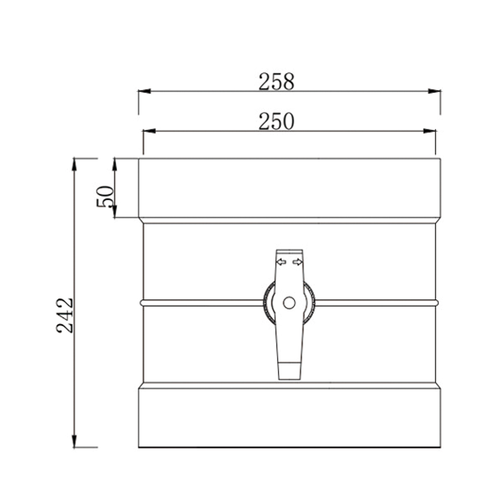 MDD-04 Duct Damper Fan
