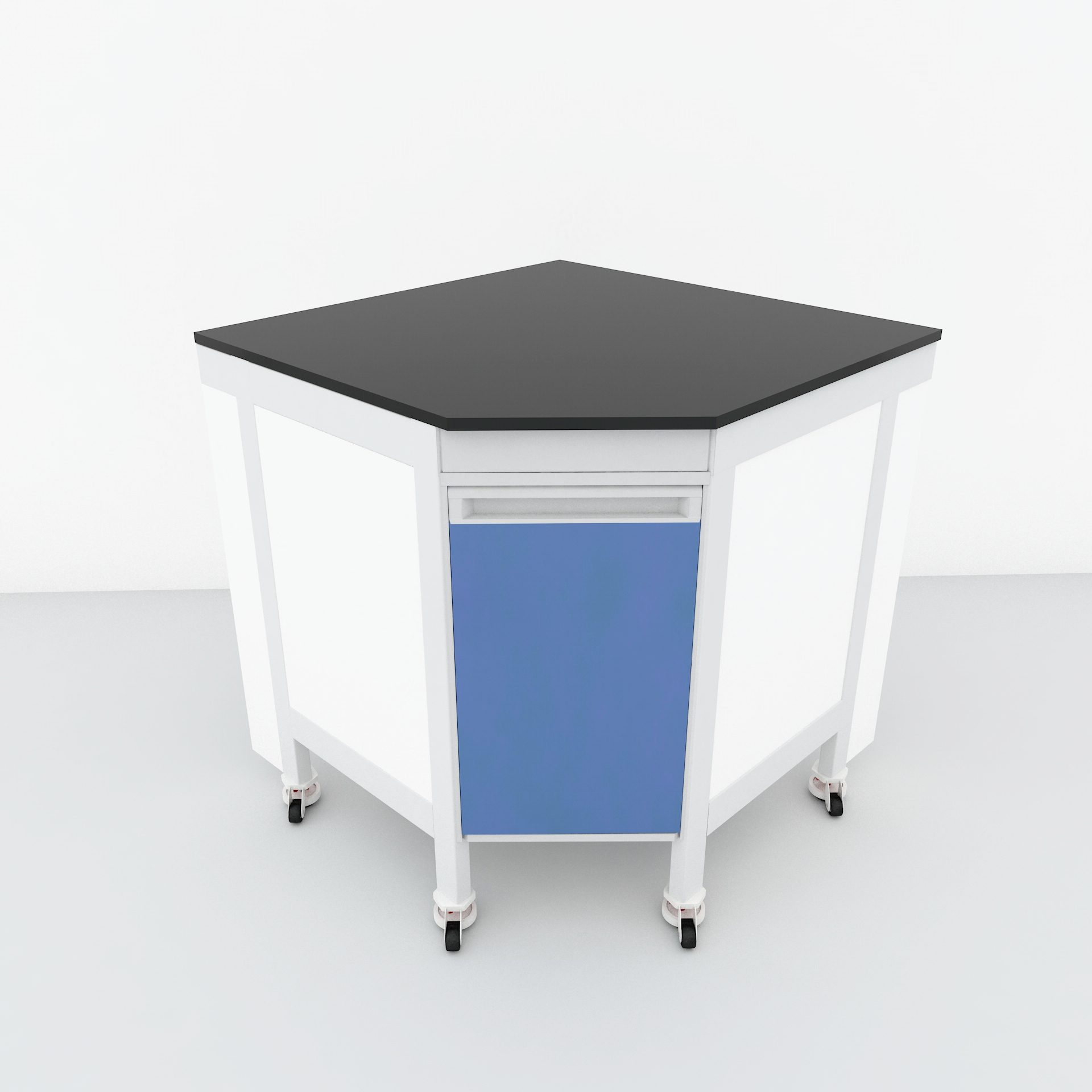 mobile lab corner bench