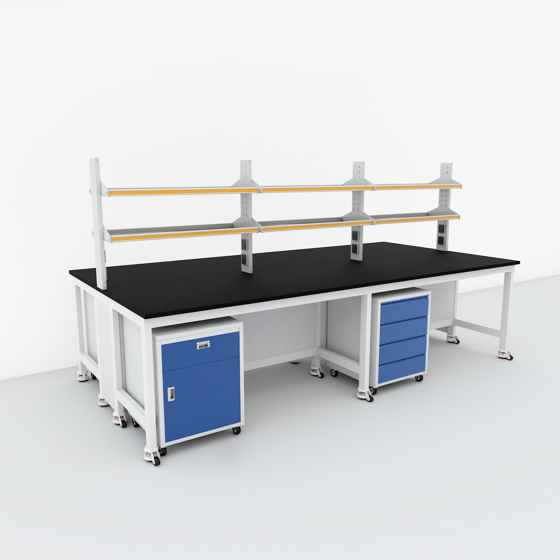 mobile lab island bench