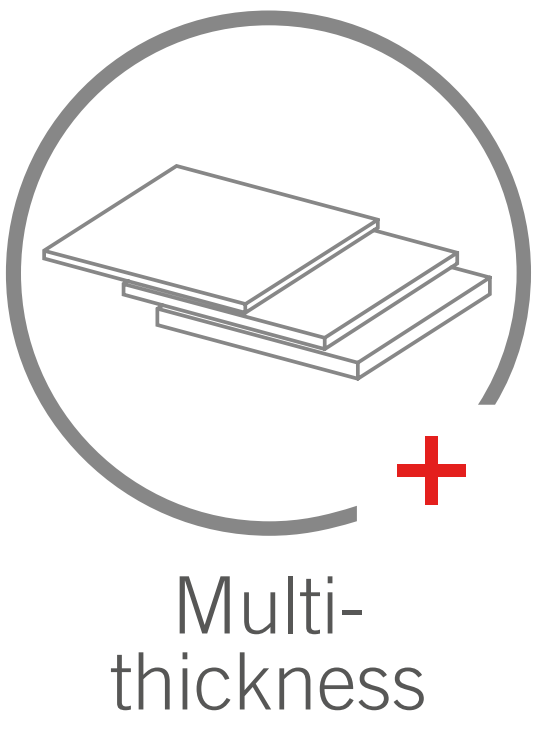 Multi-thickness