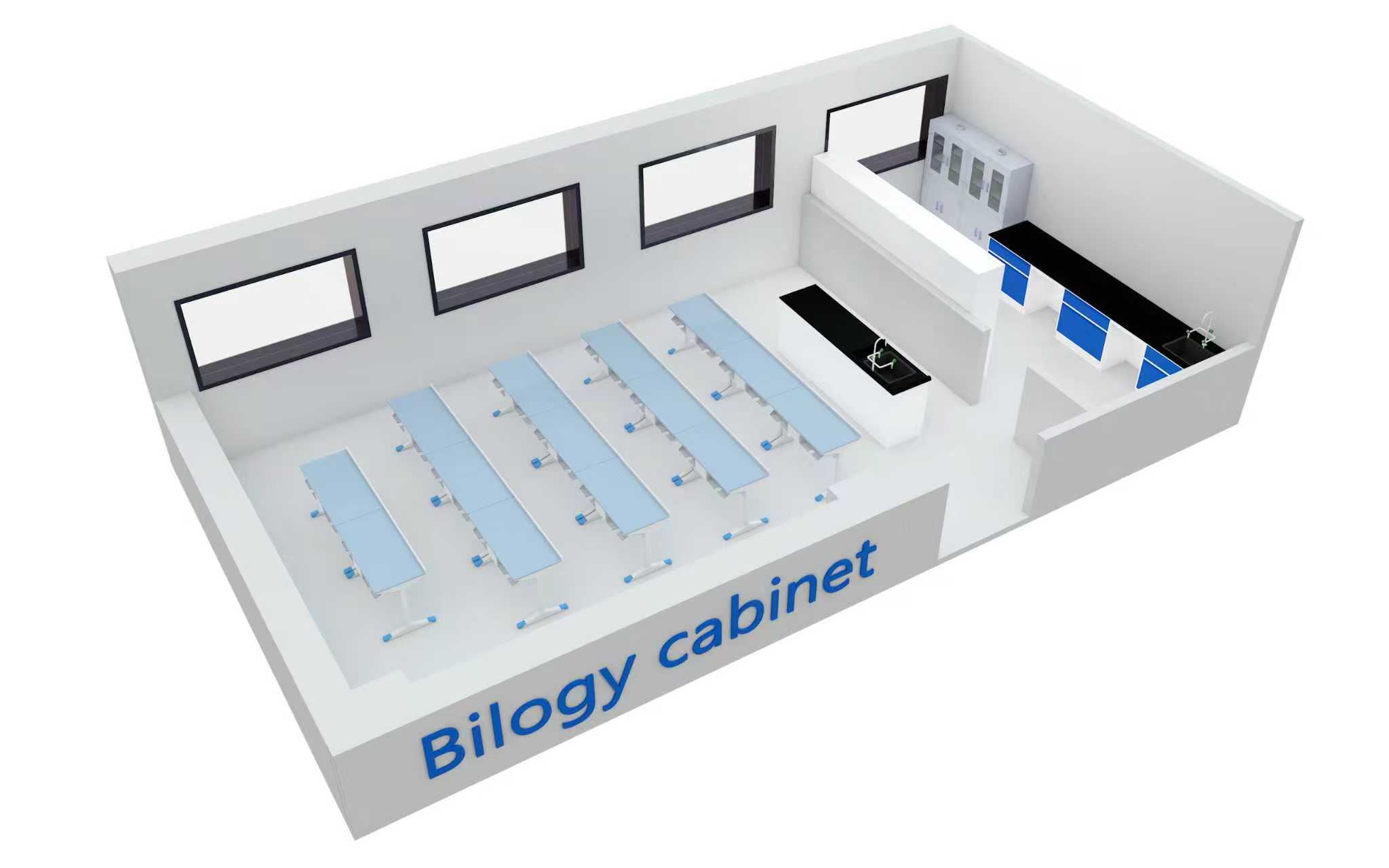 school laboratory reference design rendering