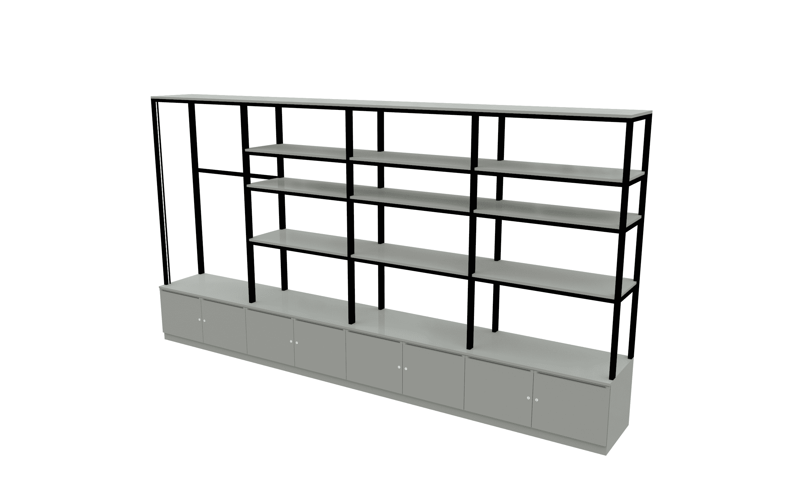 showroom display shelves