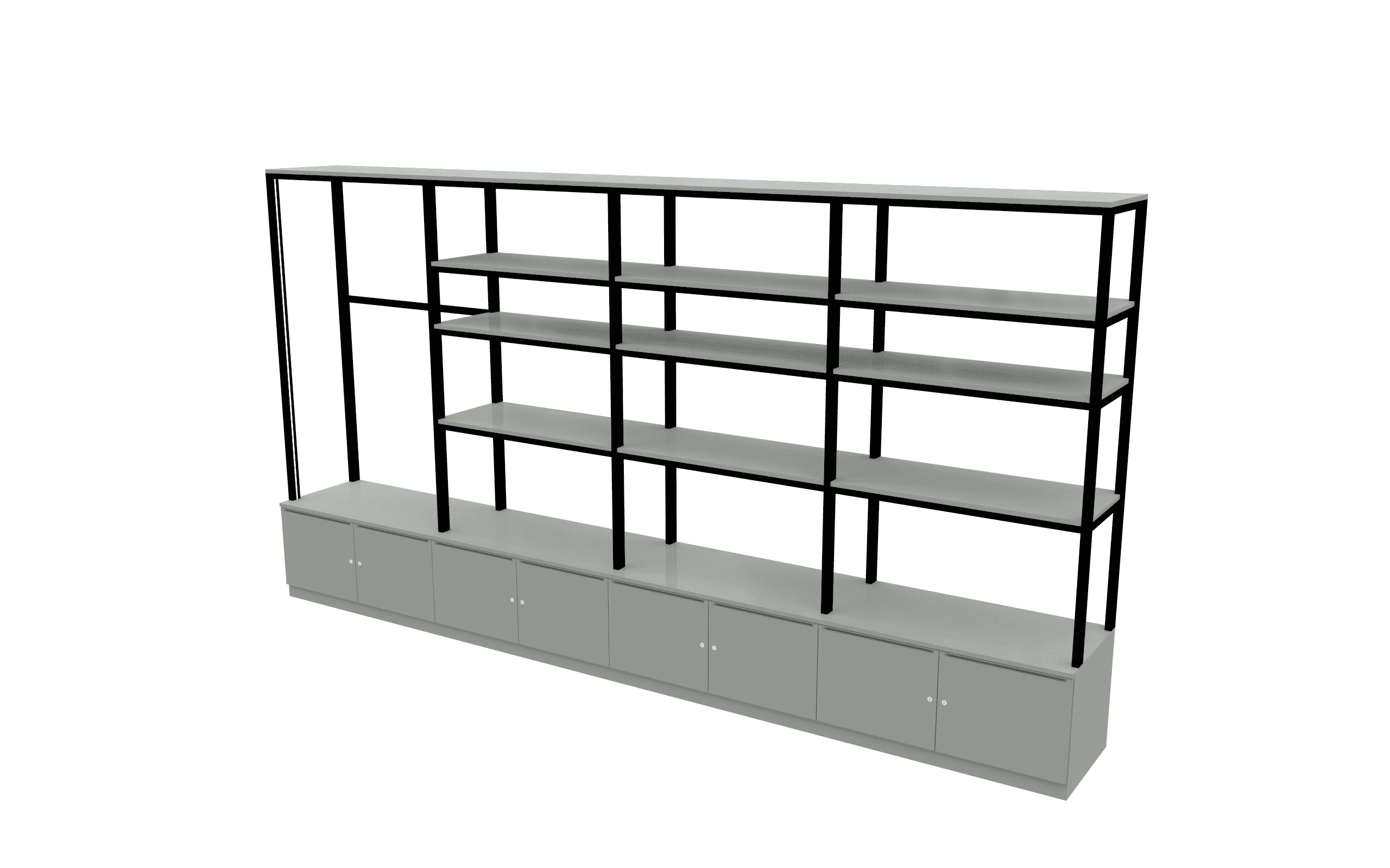 showroom display shelves