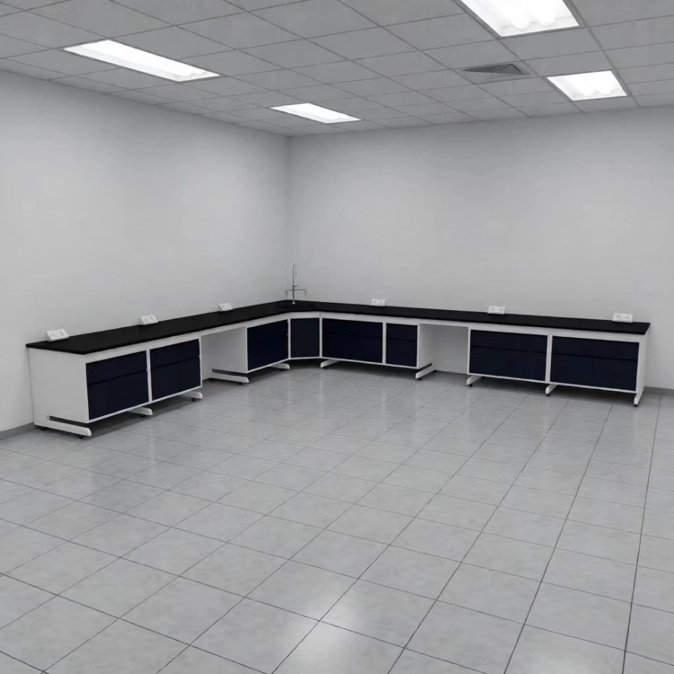 Computer Lab L Shape L-Shaped C-Frame Lab Bench | Manufacturer of Customizable Laboratory ...
