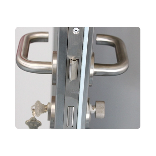 stainless steel handle and lock
