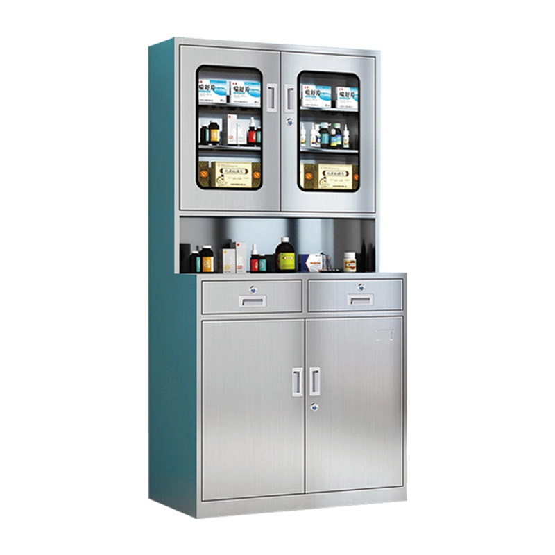Stainless Steel Medicine Cabinet for Clinics Stainless Steel Medicine Cabinet for Clinics