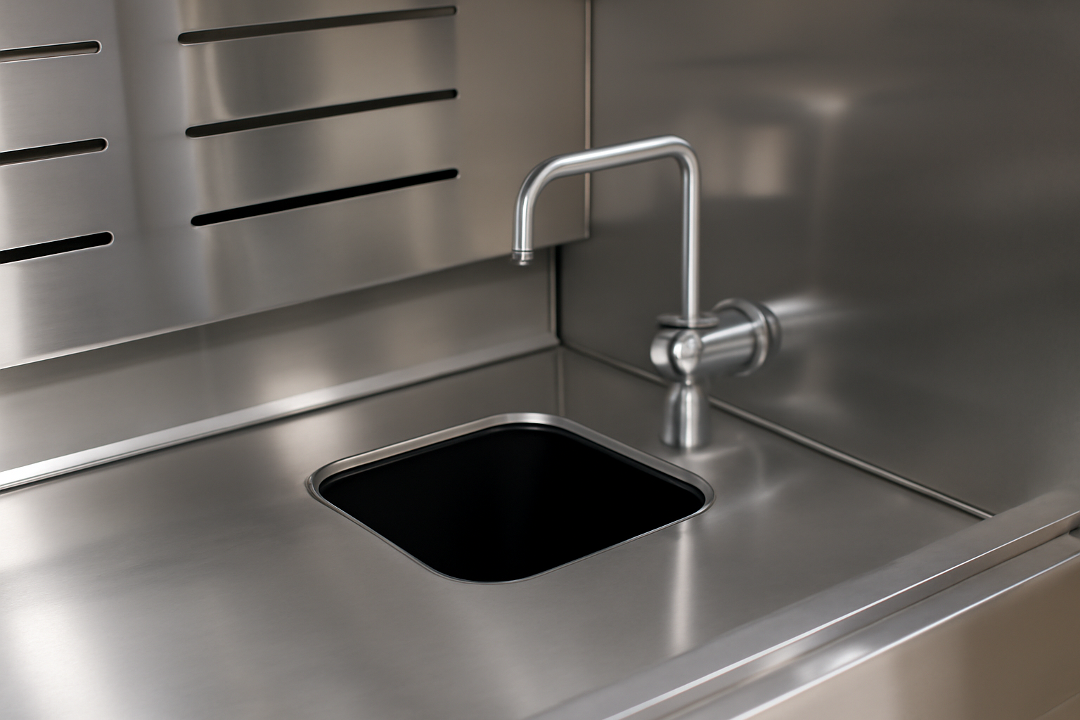 stainless steel tap and sink