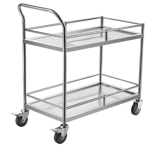Stainless steel trolley