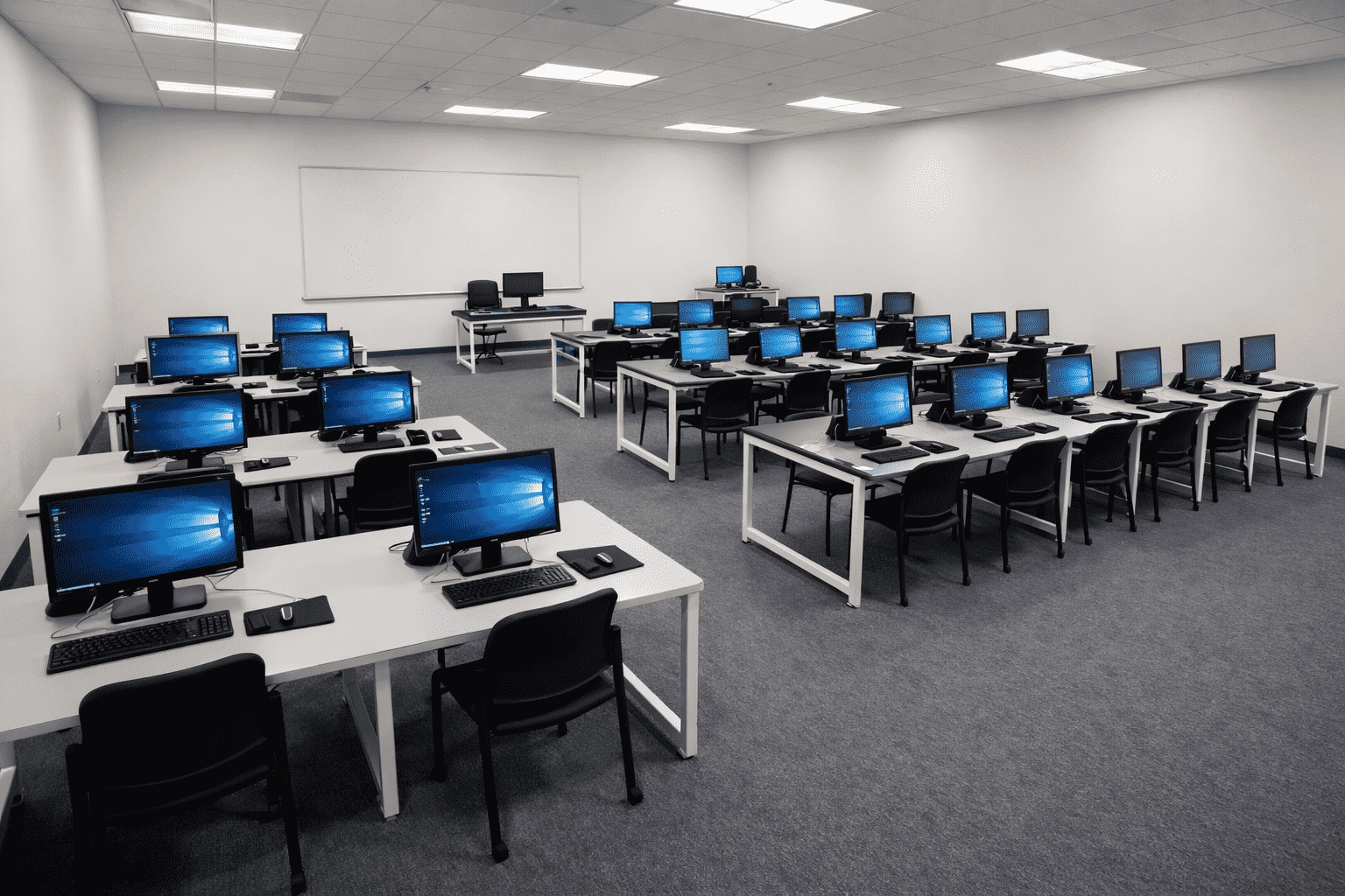 School Computer Laboratory Furniture Project Case in India | Computer ...