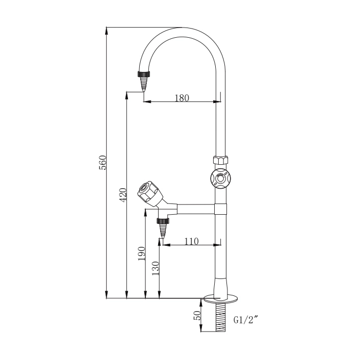 Swanneck lab water faucets Swanneck lab water faucets