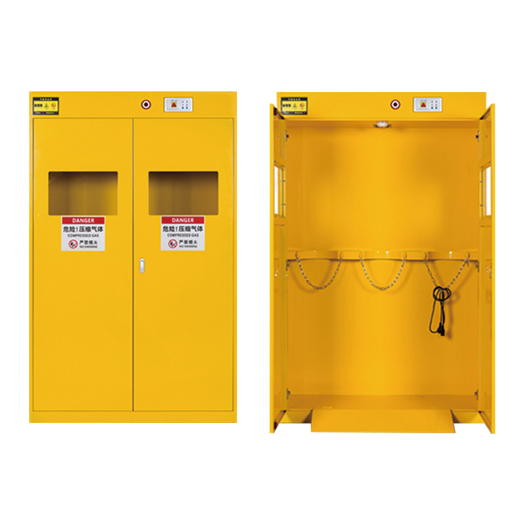Gabinete para 3 cilindros de gas