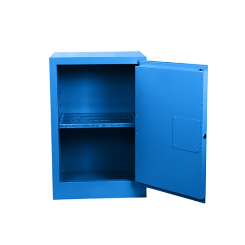 Gabinete azul para laboratorio