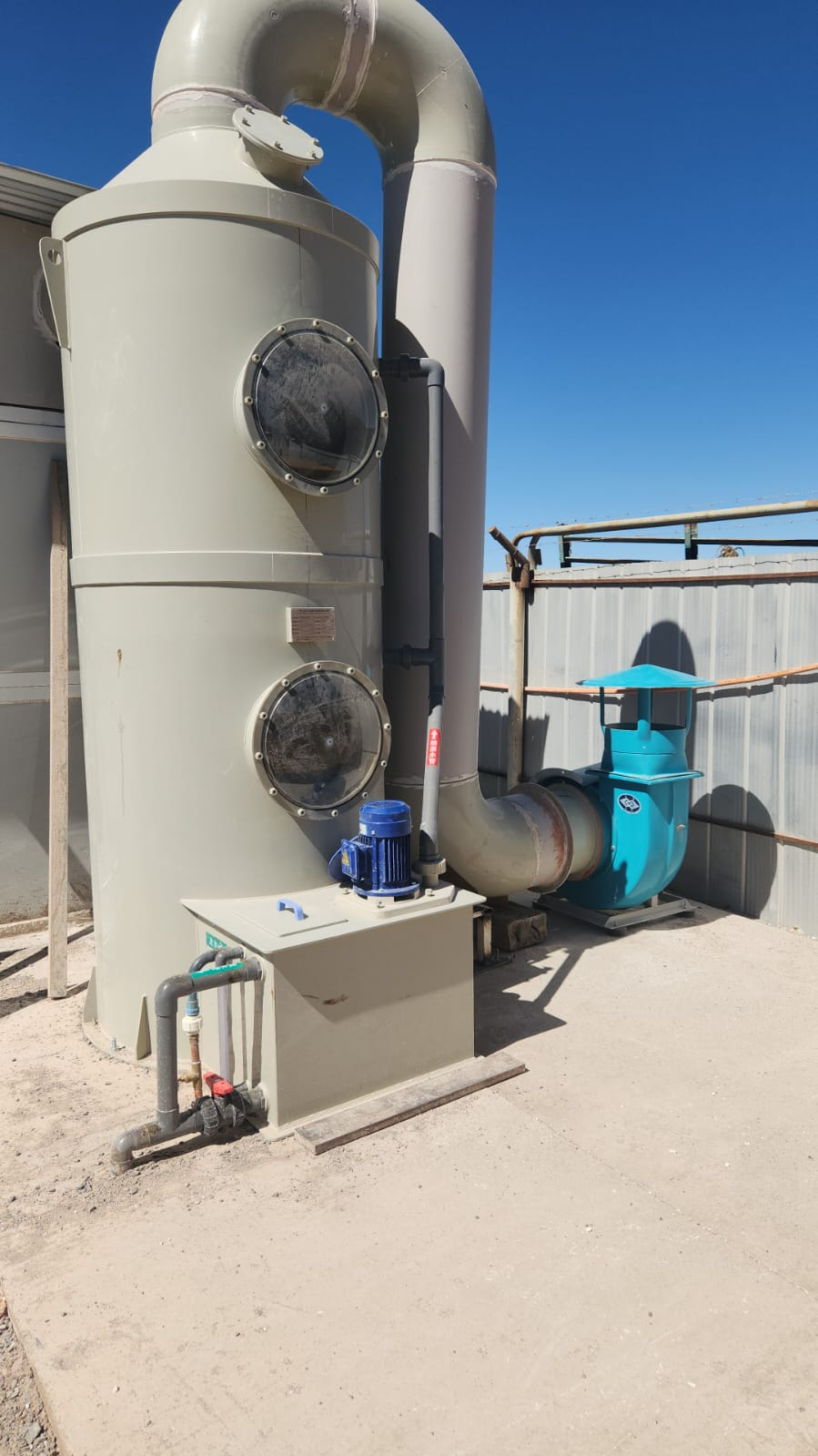 Wet scrubber system Wet scrubber system