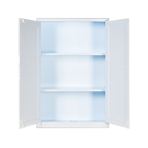 White strong corrosive locker