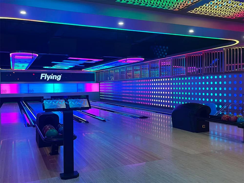 2 lane bowling alley cost in india