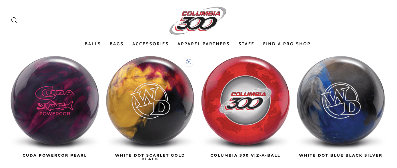 columbia300 Bowling Equipment Manufacturers