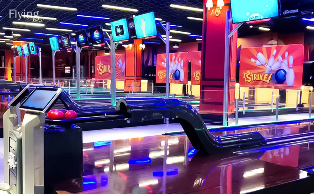 Flying - Mini bowling alley