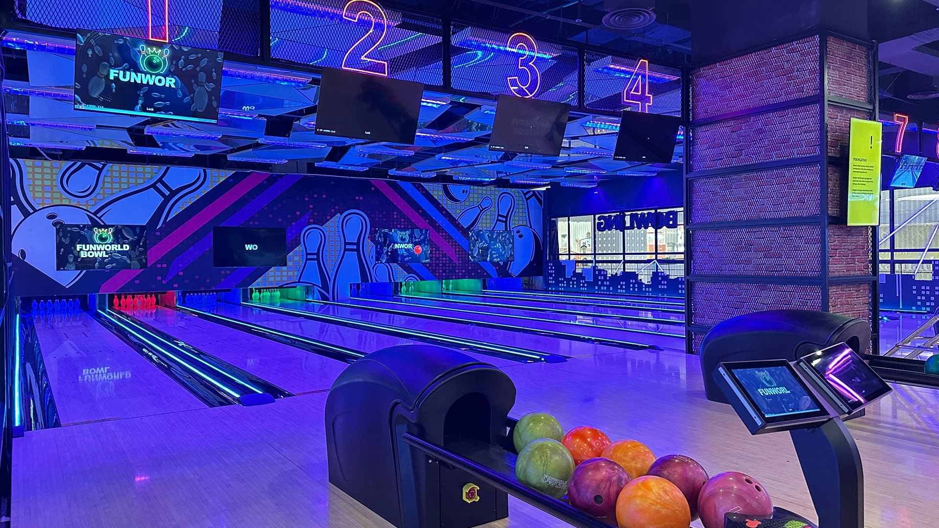 Flying - bowling-alley-equipment Flying - bowling alley equipment