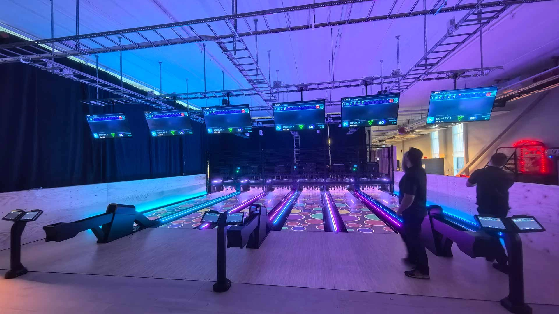 bowling lanes