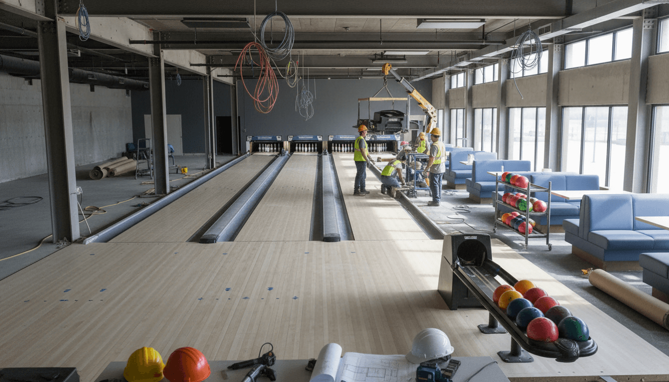 bowling alley construction