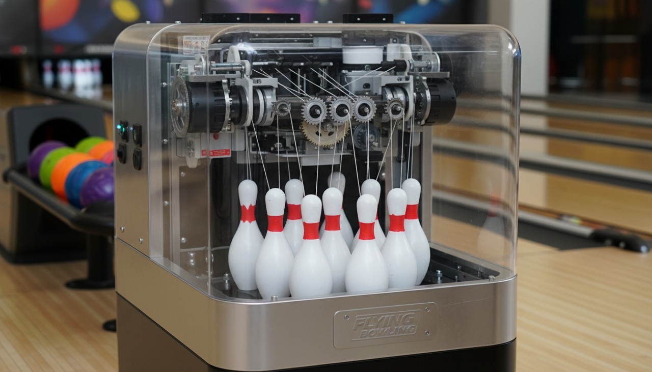 bowling alley Illustration