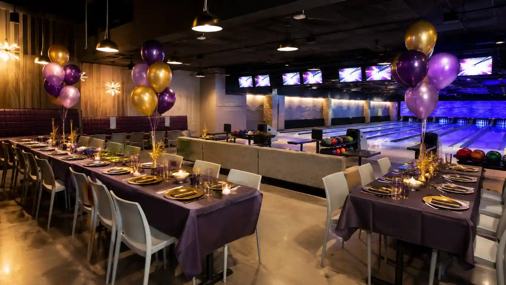 Bowling Alley Party Room Bowling Alley Party Room