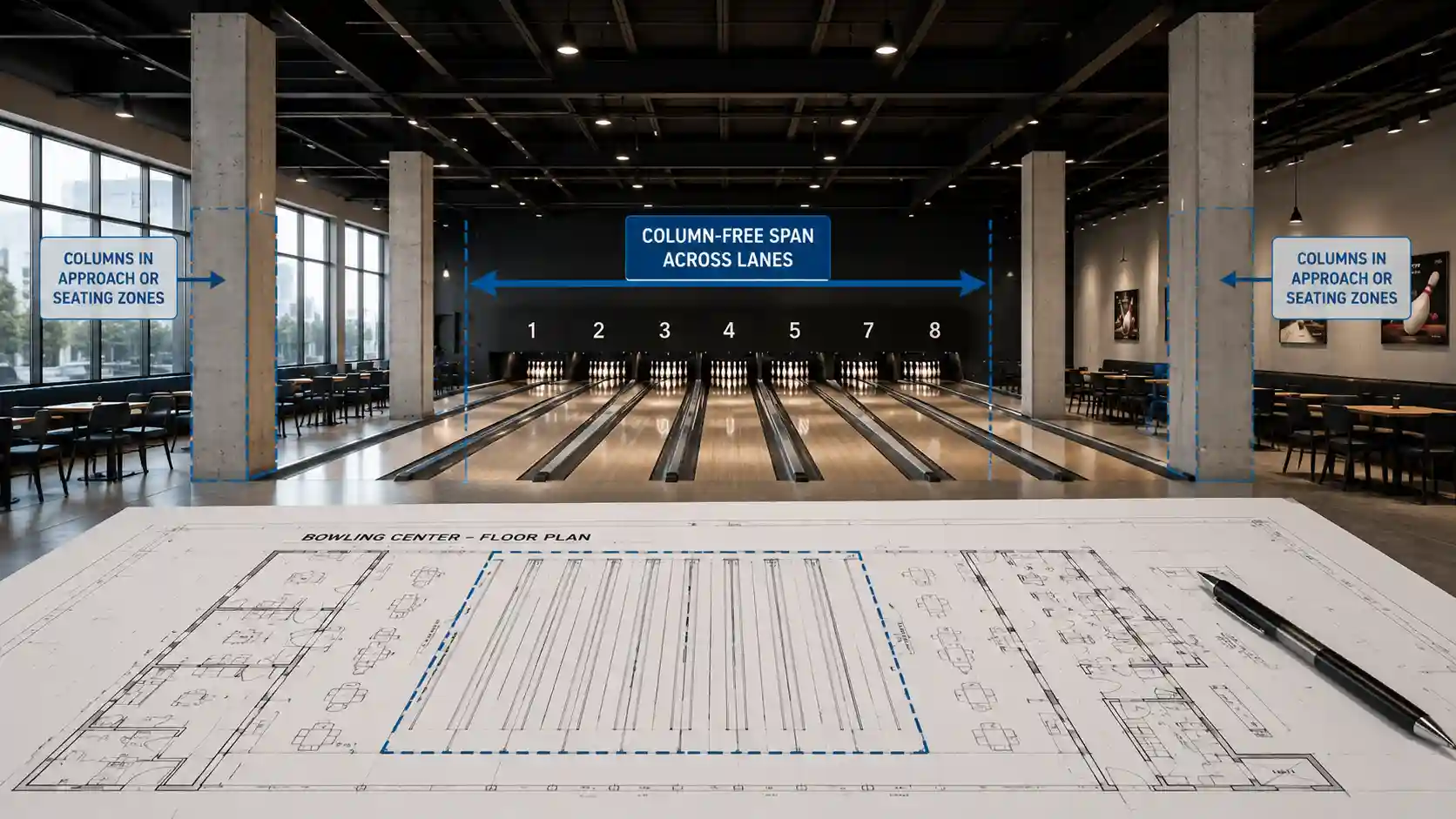 Bowling Center Construction