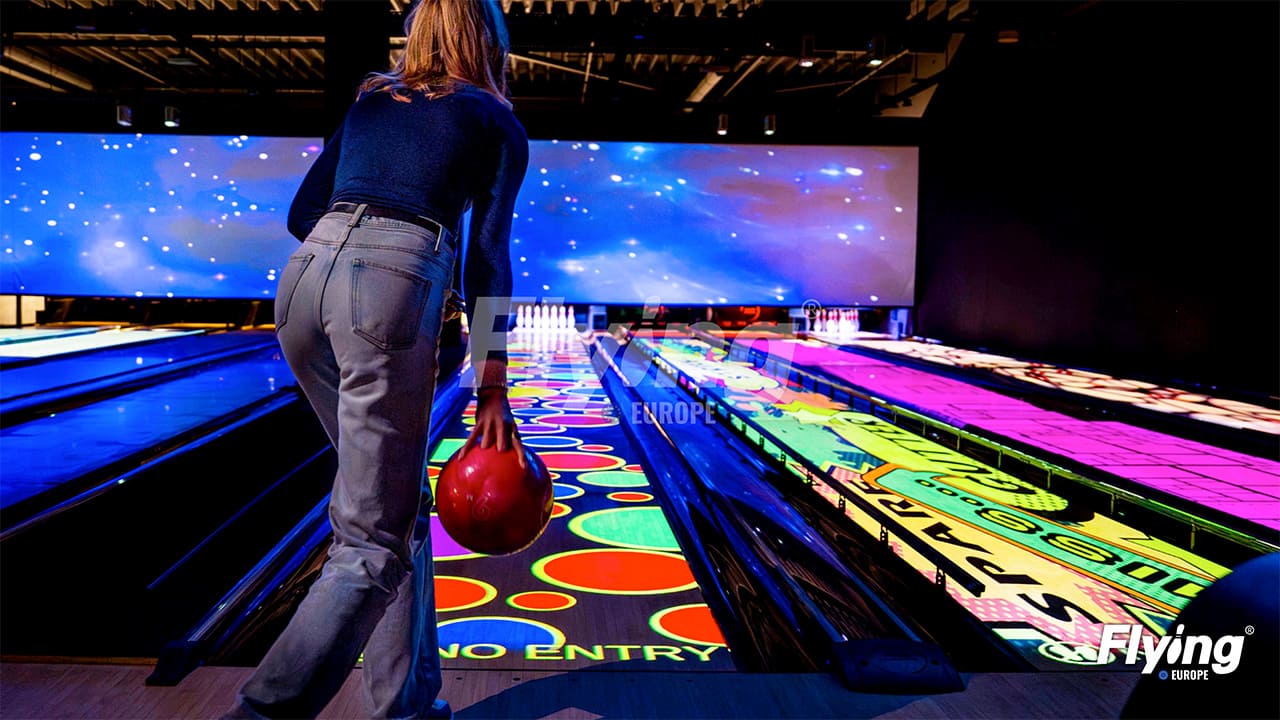 salle de jeux de bowling