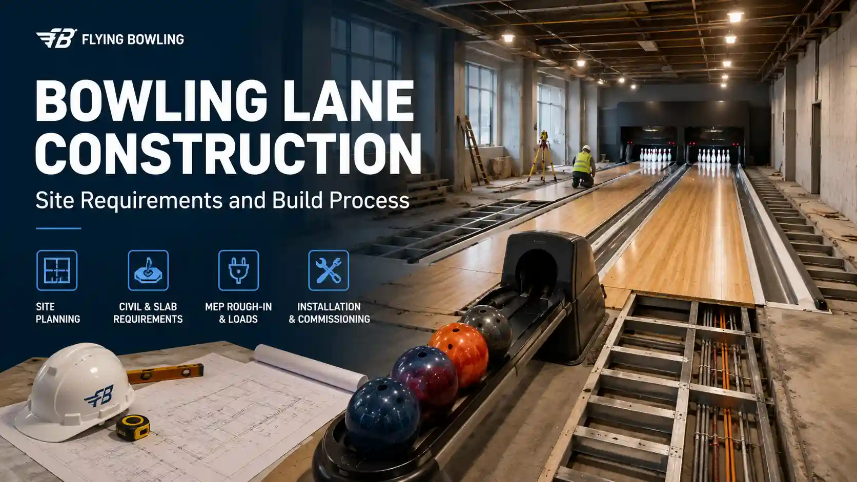 Bowling Lane Construction Site Requirements and Build Process
