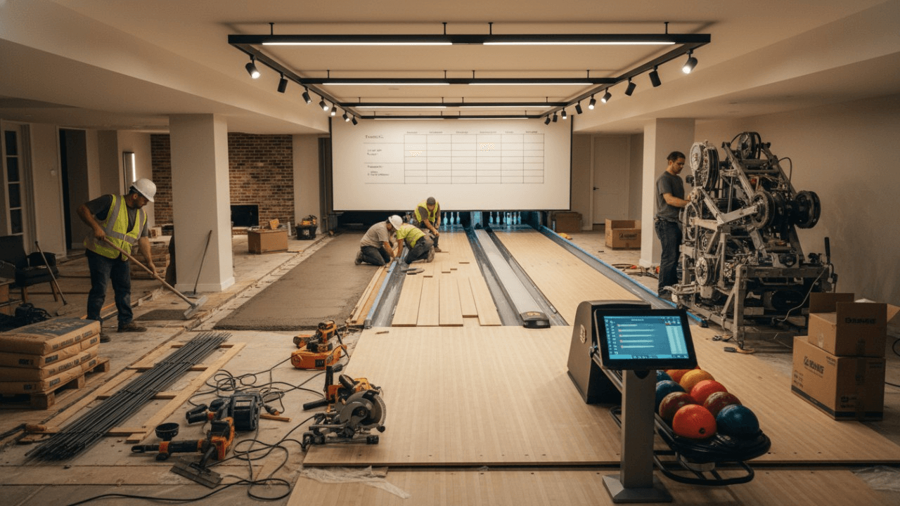 Build a Bowling Lane at Home