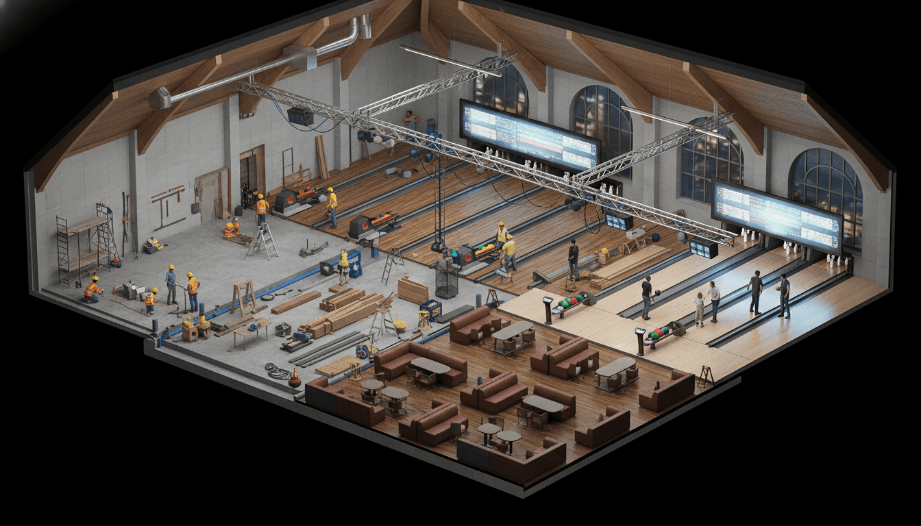 Building a 12-Lane  Bowling Alley