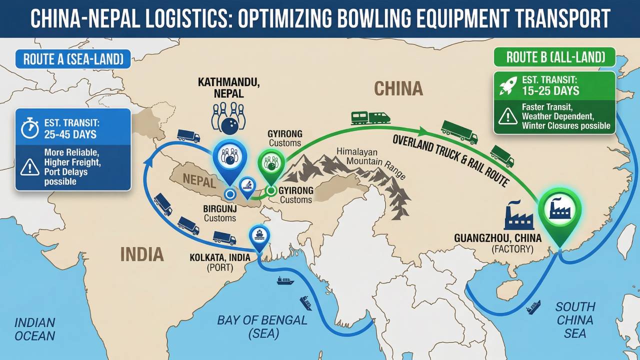 china-nepal-logistics-route-comparison-bowling-equipment