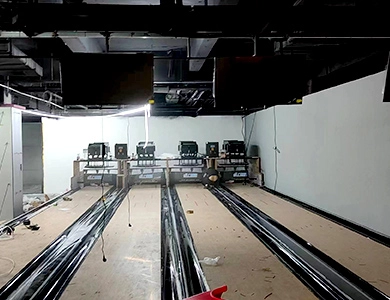 Fairway boards installation bowling alley lanes