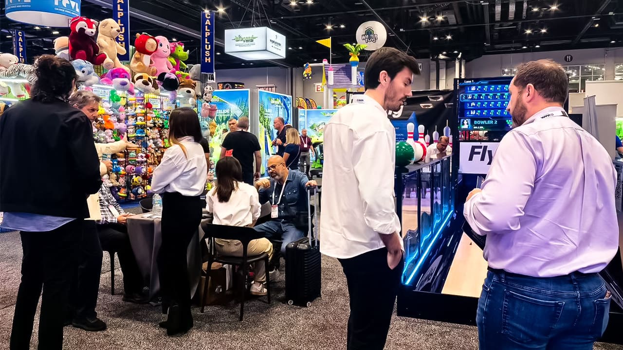 flying bowling in IAAPA Expo 2025