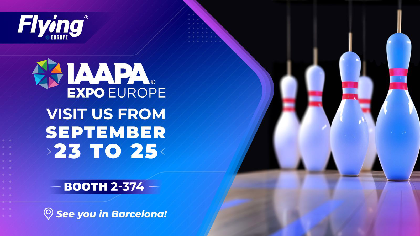 Flying Bowling to Exhibit at IAAPA Expo Europe 2025